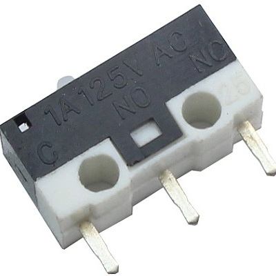 KW10 SPDT No Lever PCB Terminal 3pin Mini Micro Switch Push Button kw10 250V 3A Factory Miniature Micro Switches