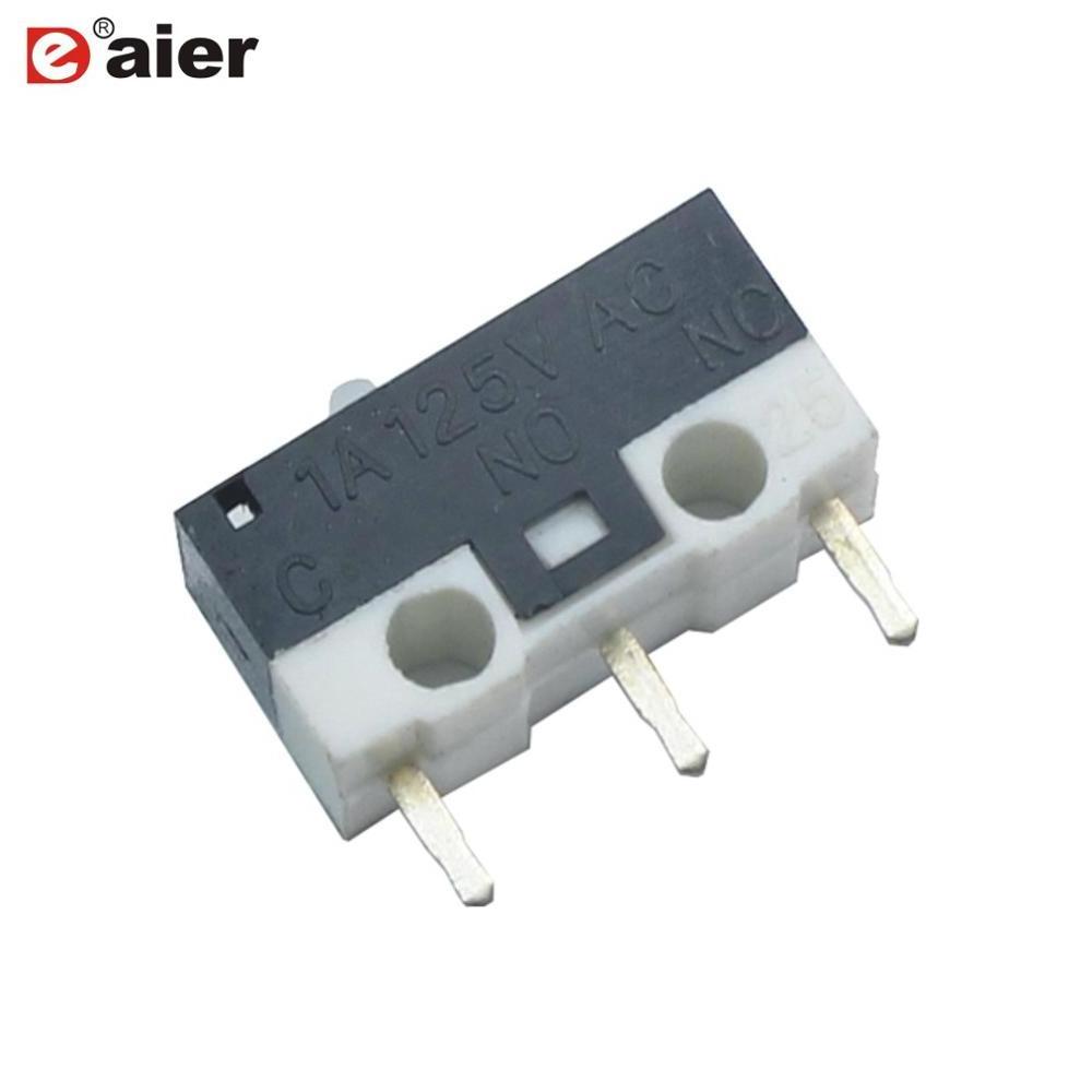 KW10 SPDT No Lever PCB Terminal 3pin Mini Micro Switch Push Button kw10 250V 3A Factory Miniature Micro Switches