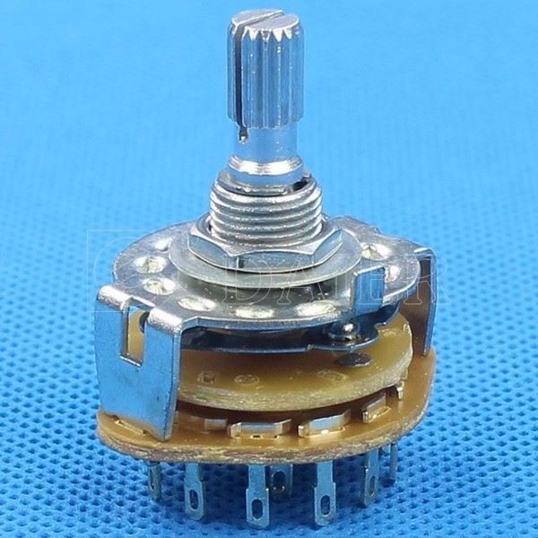 2 Pole 5 Position Rotary Switch