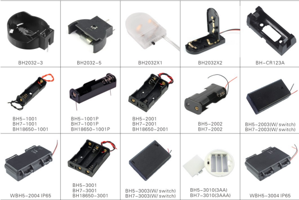 CR2032 Coin Cell Battery Holder With Switch