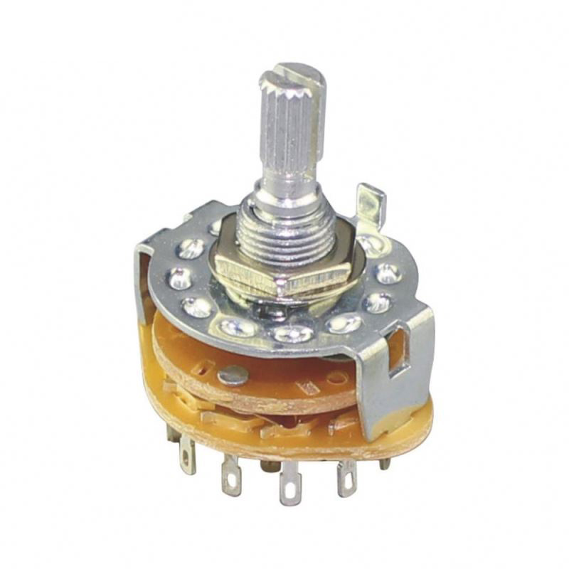 2 Pole 5 Position Rotary Switch