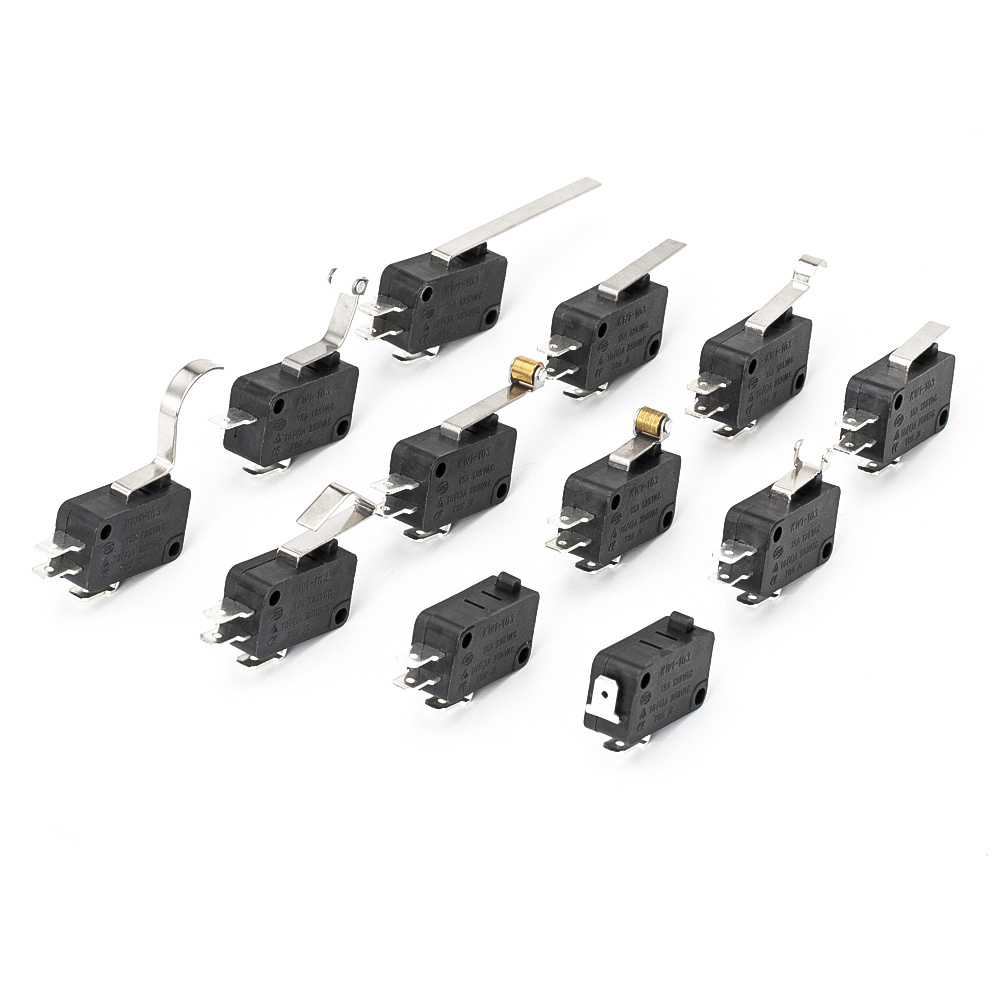 16A 250V 20A 125V High Quality Microswitch Customized Switch Micro Medium Micro Switch Limit 3Pins With Various Levers