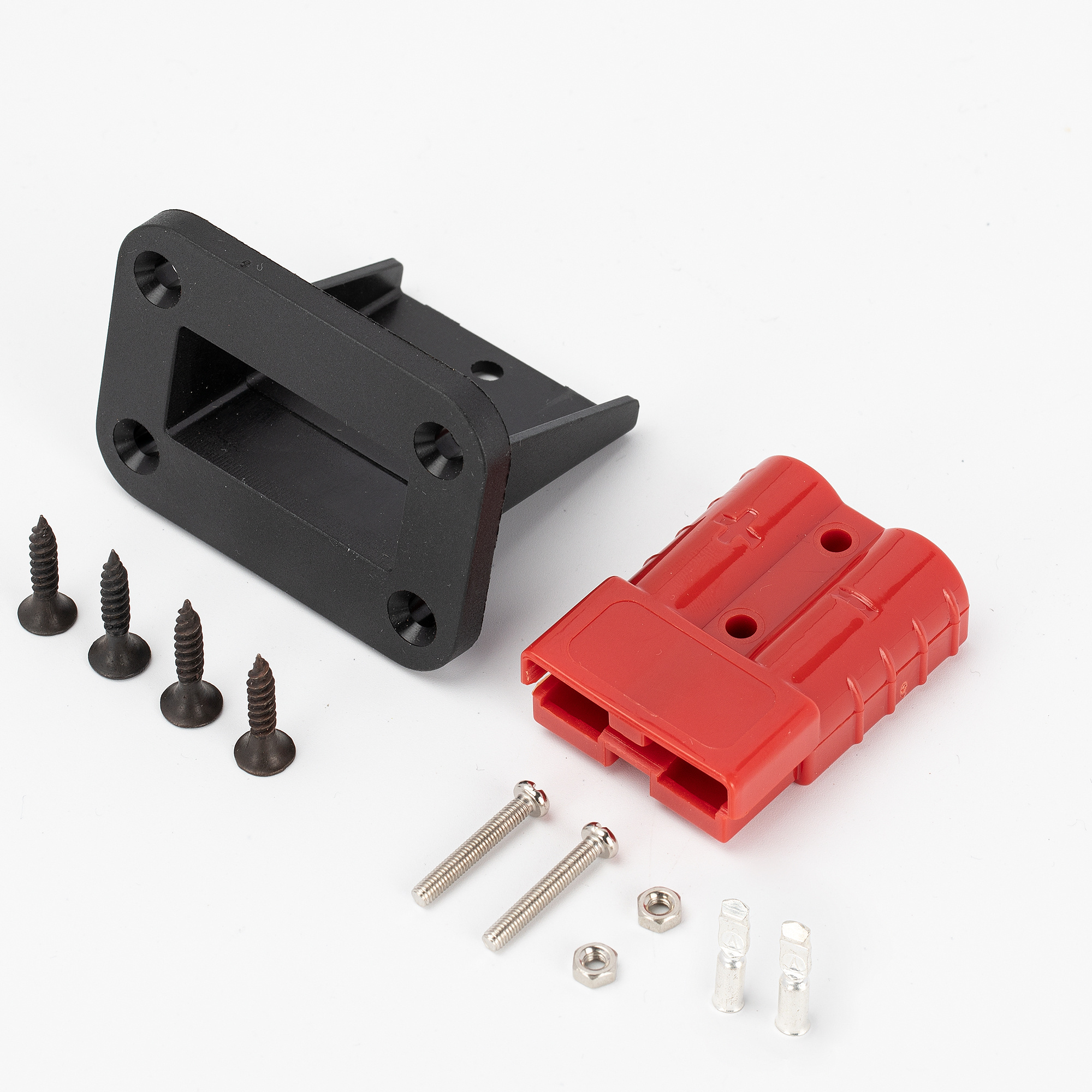 High Quality Car Boat Marine Truck 600V 50A Heavy Duty Anderson Connector With Mounting Panel With Holder Kit