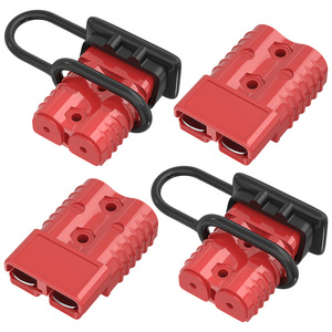 Battery Quick Disconnect Connector 175A Anderson Plug 12V Battery Quick Connect Cable Connector 1/0 AWG for Car Winch Forklift