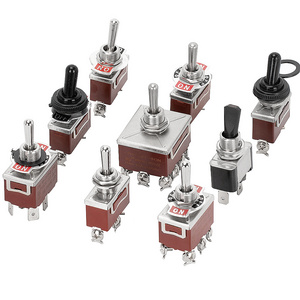 Comprehensive Medium Toggle Switch M12*0.75 SPST/SPDT/DPST/DPDT/3PDT/4PDT Latching Momentary High Current Toggle Switch