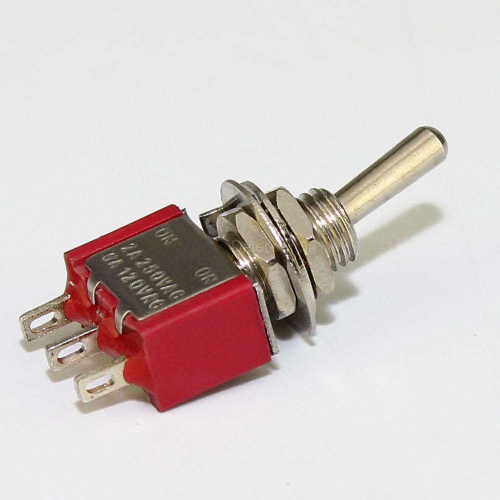 MTS-102 6MM ON ON Locking 2 Position 6A SPDT 3P Toggle Switch