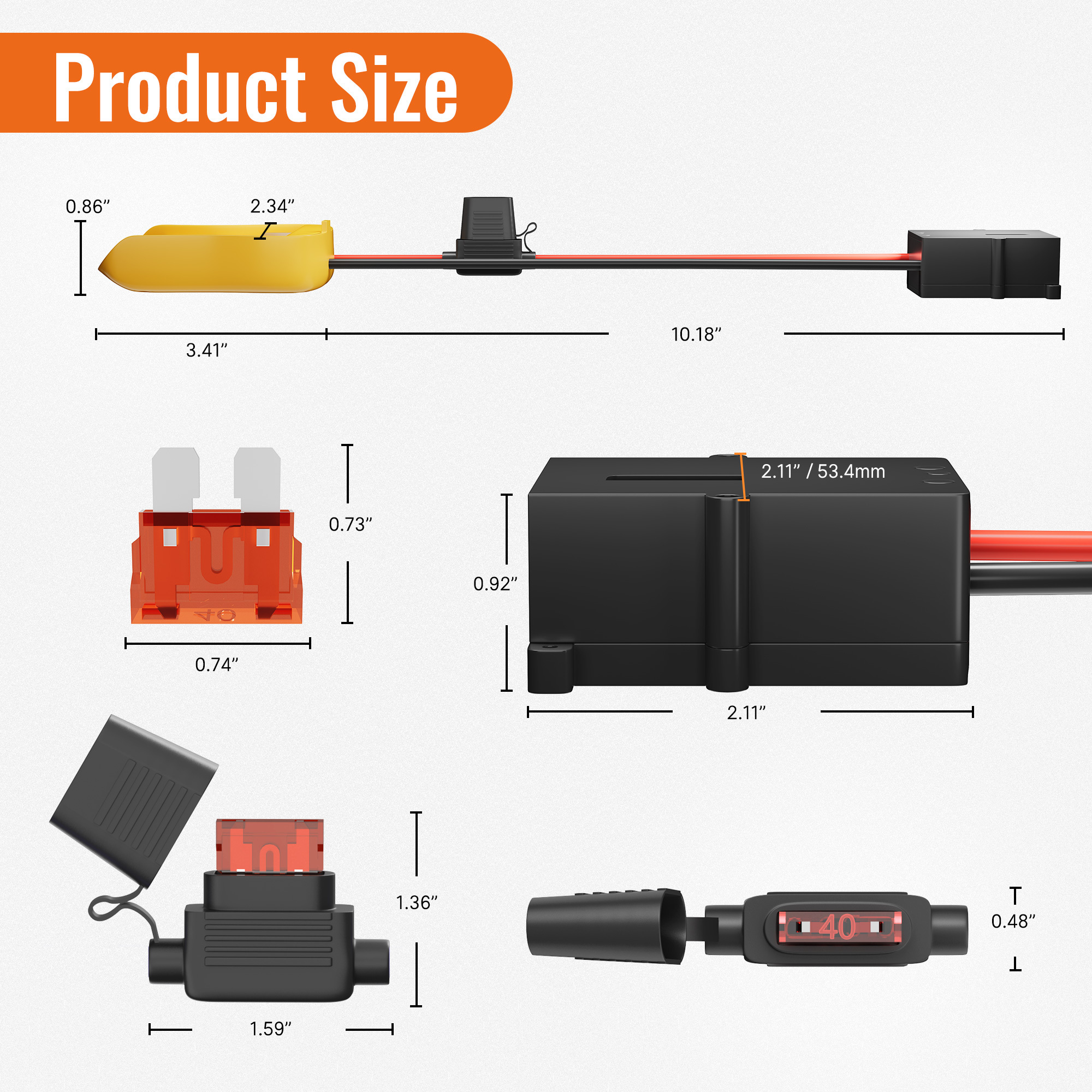 12 AWG Power Wheels Battery Adapter Converter Pre-wired Harness Battery Power Adapter For Dewalt 20V Battery And Riding Toys