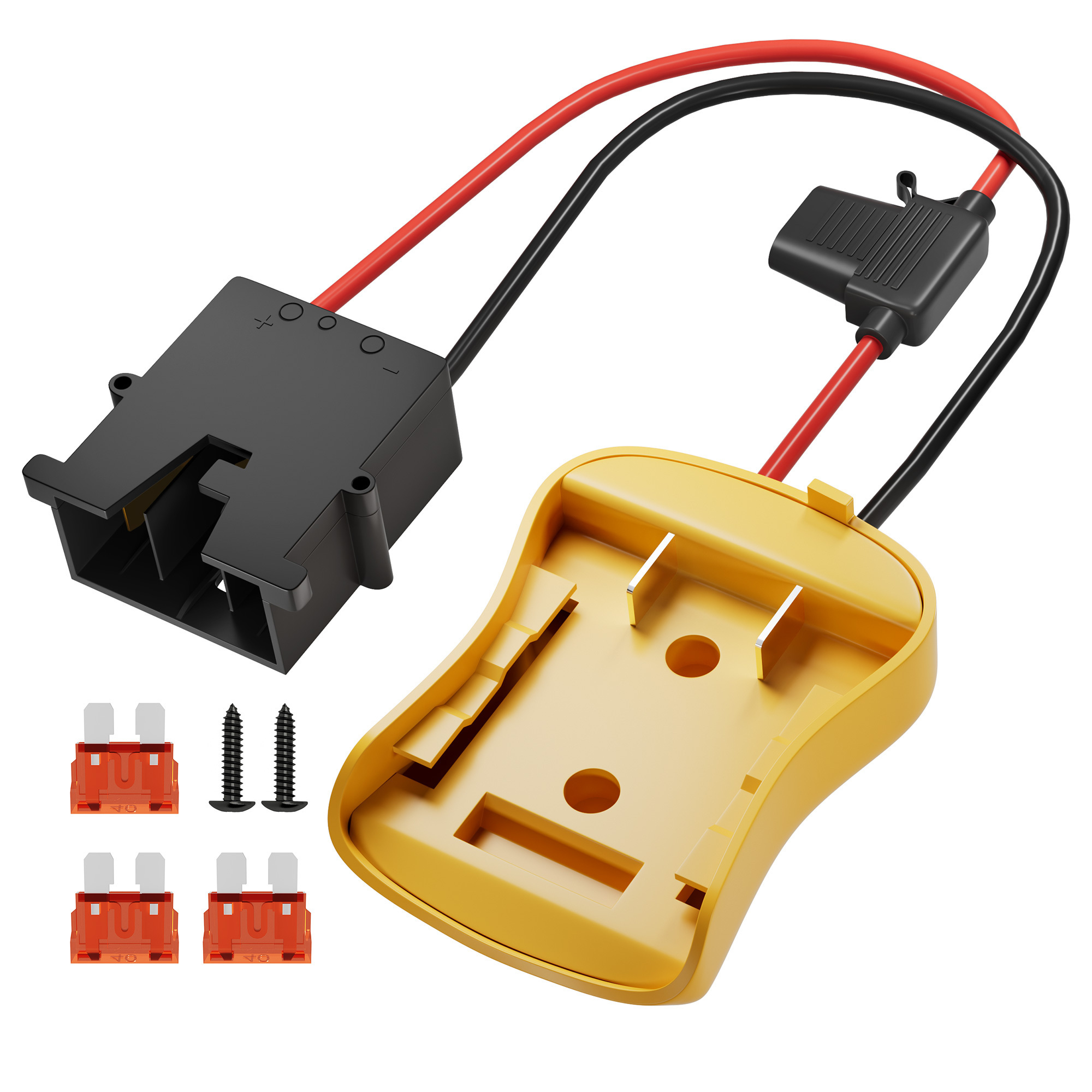 12 AWG Power Wheels Battery Adapter Converter Pre-wired Harness Battery Power Adapter For Dewalt 20V Battery And Riding Toys