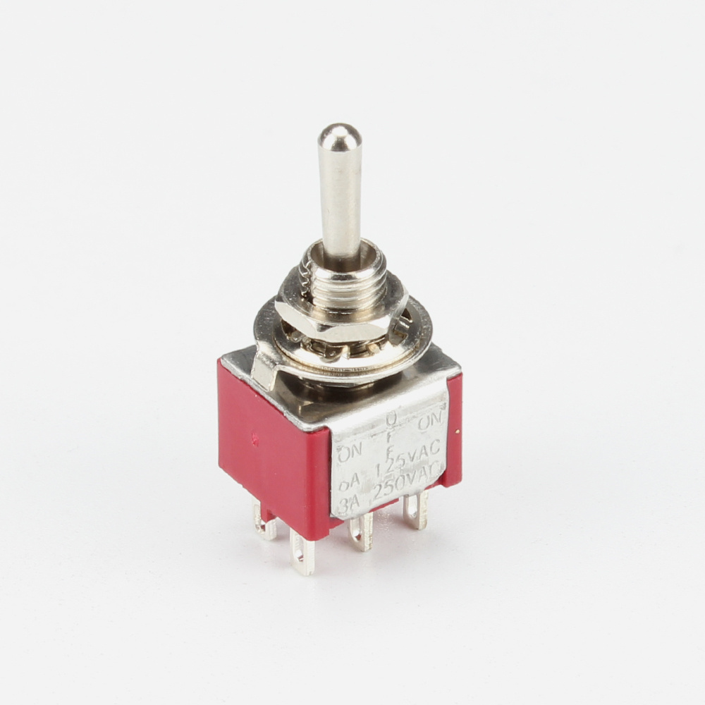 Mini DPDT ON-OFF- ON Micro Toggle Switch 250V 3A