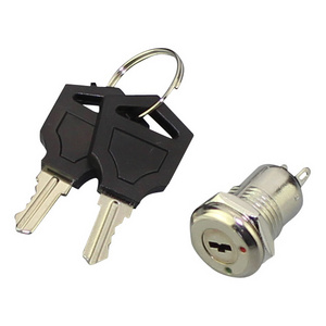 12MM 2 Pin OFF ON Electronic Metal Key Lock Switch