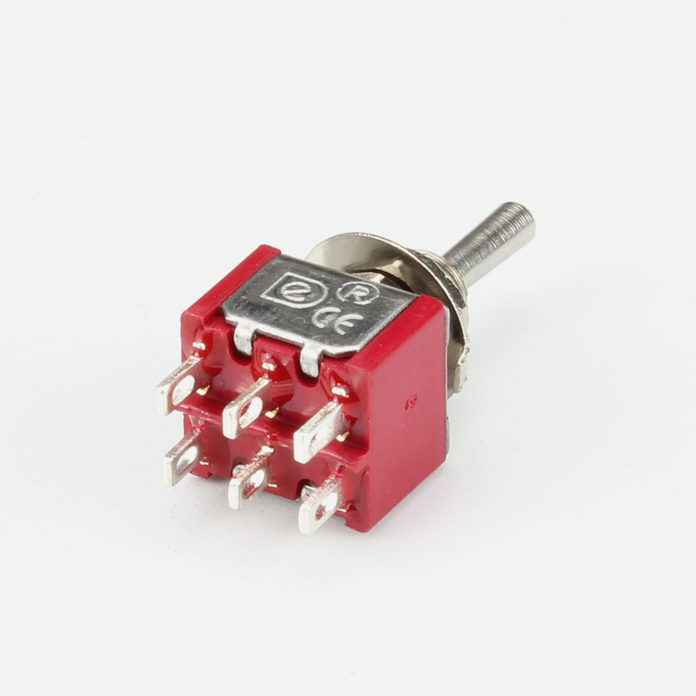 Mini DPDT ON-OFF- ON Micro Toggle Switch 250V 3A