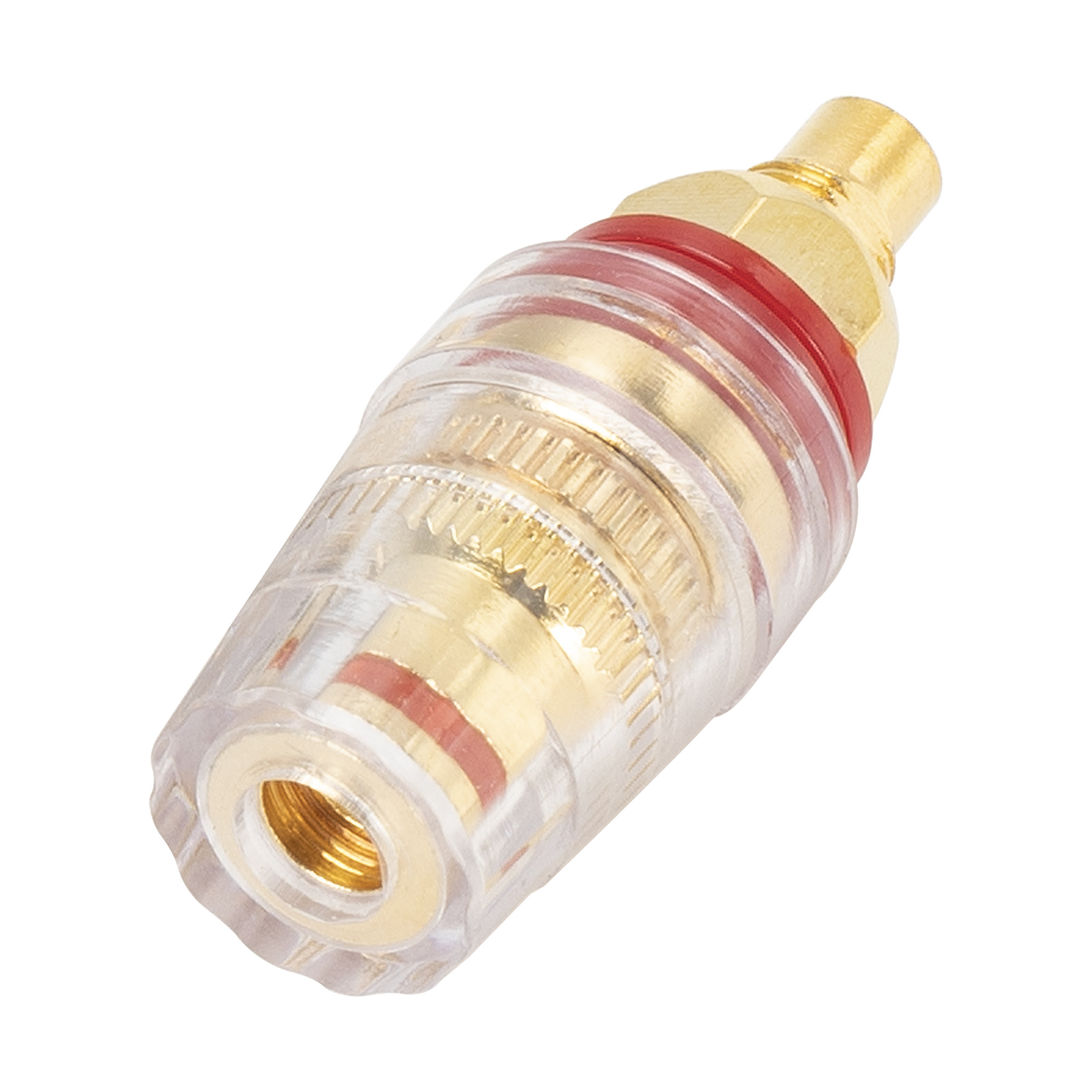 8mm Gold Banana Binding Post Plug Socket Connector Hifi Speaker Binding Post for Amplifier Speaker Terminal Socket Connector