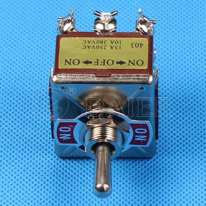 KN3C-403 12MM 15A 250V  12Pin  ON OFF ON 4 Way 12V  Toggle Switch