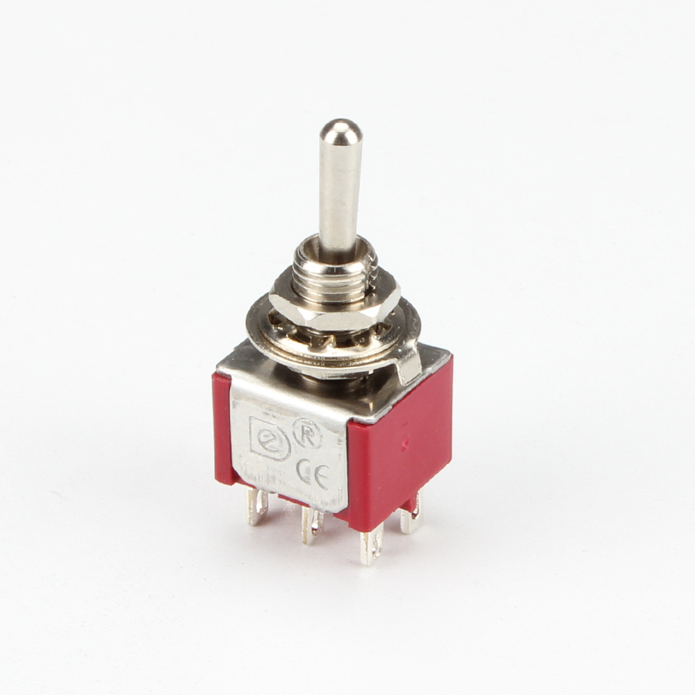 Mini DPDT ON-OFF- ON Micro Toggle Switch 250V 3A