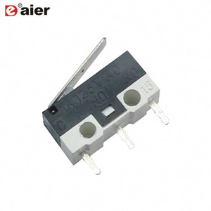 SPDT 3 Pins Sub-miniature Micro Switch 3A 250VAC For Mouse