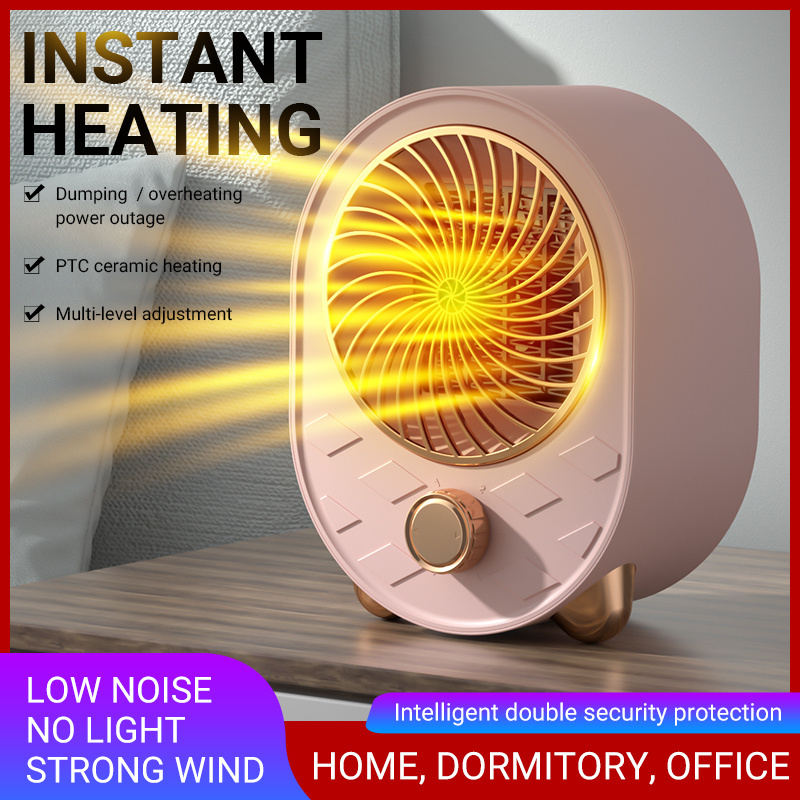 New low-noise desktop heater small home office ceramic PTC vertical heater power outage protection electric heater