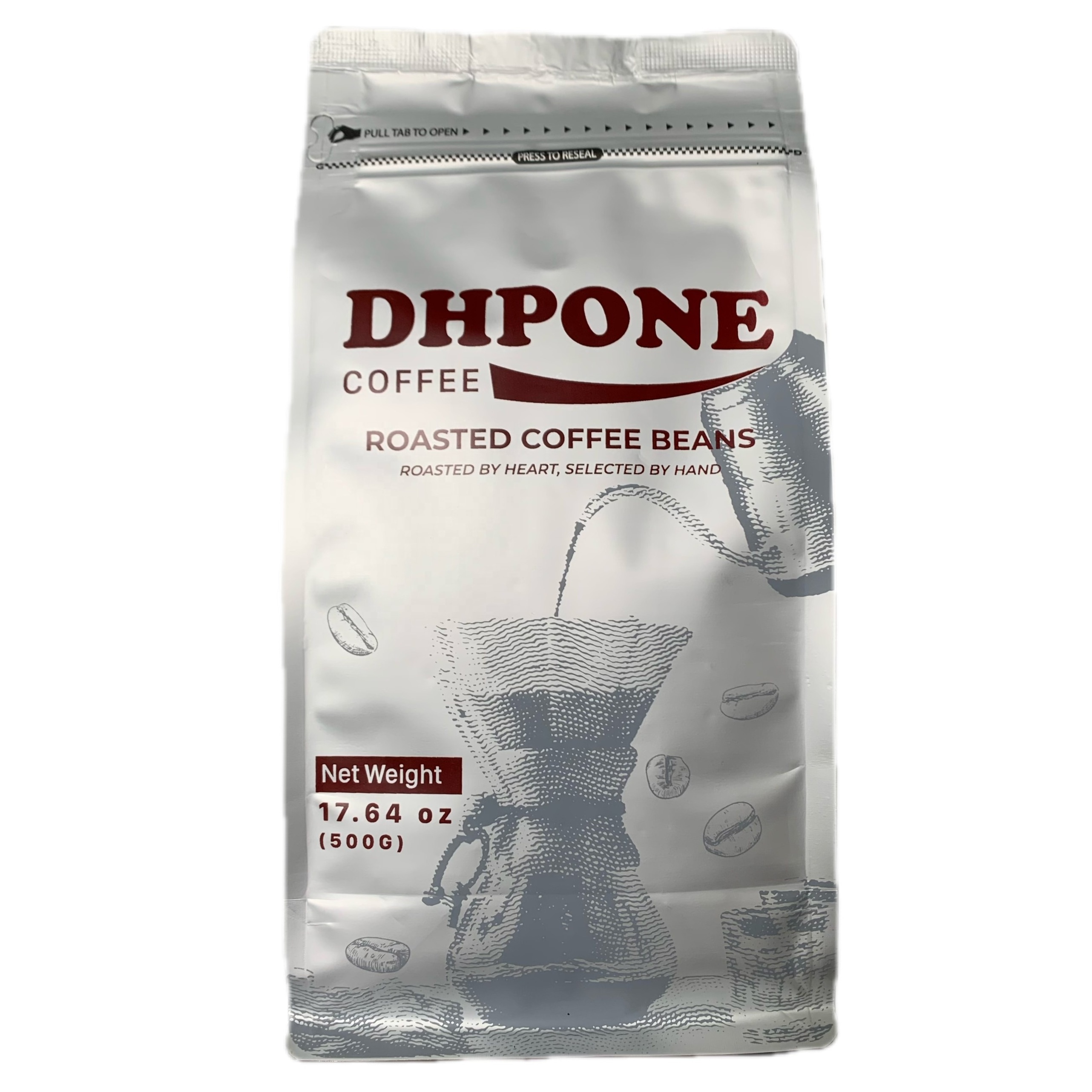 Free sample DHPONE roasted coffee bean 20% Arabica 80% Robusta Vietnamese private label service use offee machine