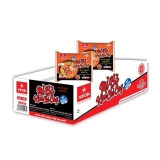 Viet Nam manufacturers Vifon Spicy Beef with Kim chee Flavor Instant Noodle Soup 105gr X 20