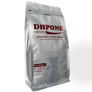 Free sample DHPONE roasted coffee bean 20% Arabica 80% Robusta Vietnamese private label service use offee machine