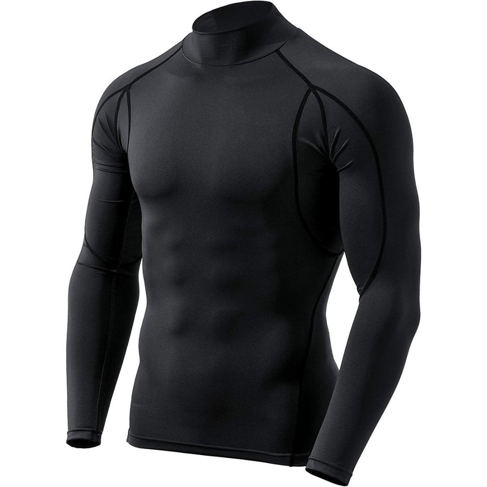 Mens Rash Guards Compression Athletic Sports Ultra Soft Long Sleeve Cold Weather Winter Warm Base Layer Top