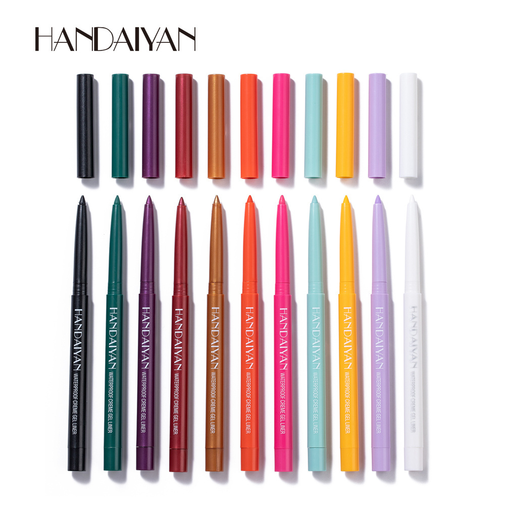 Ayeliner Handaiyan Professional Waterproof Flormar Waterproof Stay All Day Gel Eyeliner Pencil Private Label Crayon Eyeliner