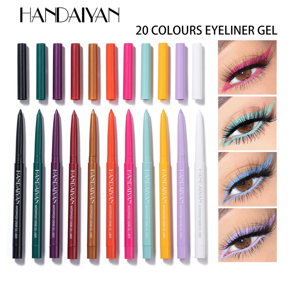 Ayeliner Handaiyan Professional Waterproof Flormar Waterproof Stay All Day Gel Eyeliner Pencil Private Label Crayon Eyeliner