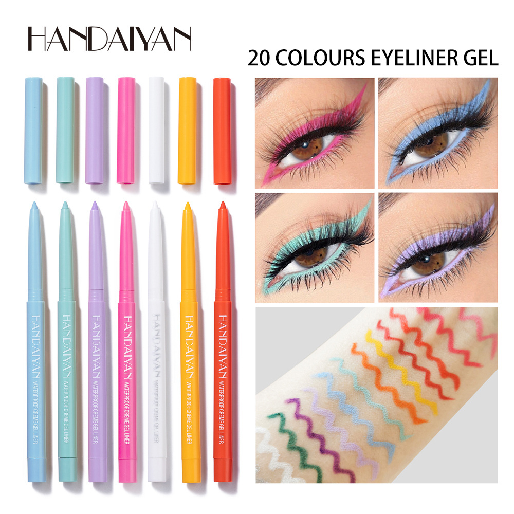 Ayeliner Handaiyan Professional Waterproof Flormar Waterproof Stay All Day Gel Eyeliner Pencil Private Label Crayon Eyeliner