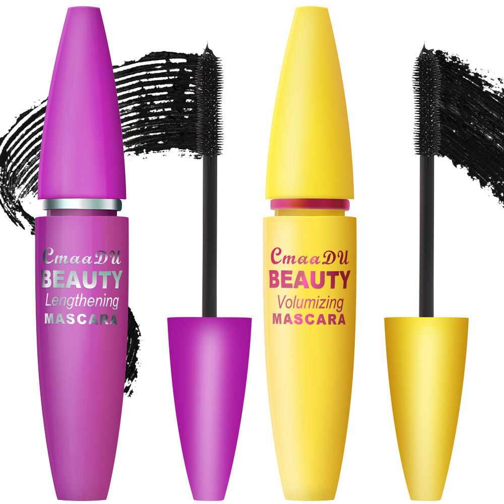 cmaadu natural clear disposable mascara long lasting fiber vegan private label