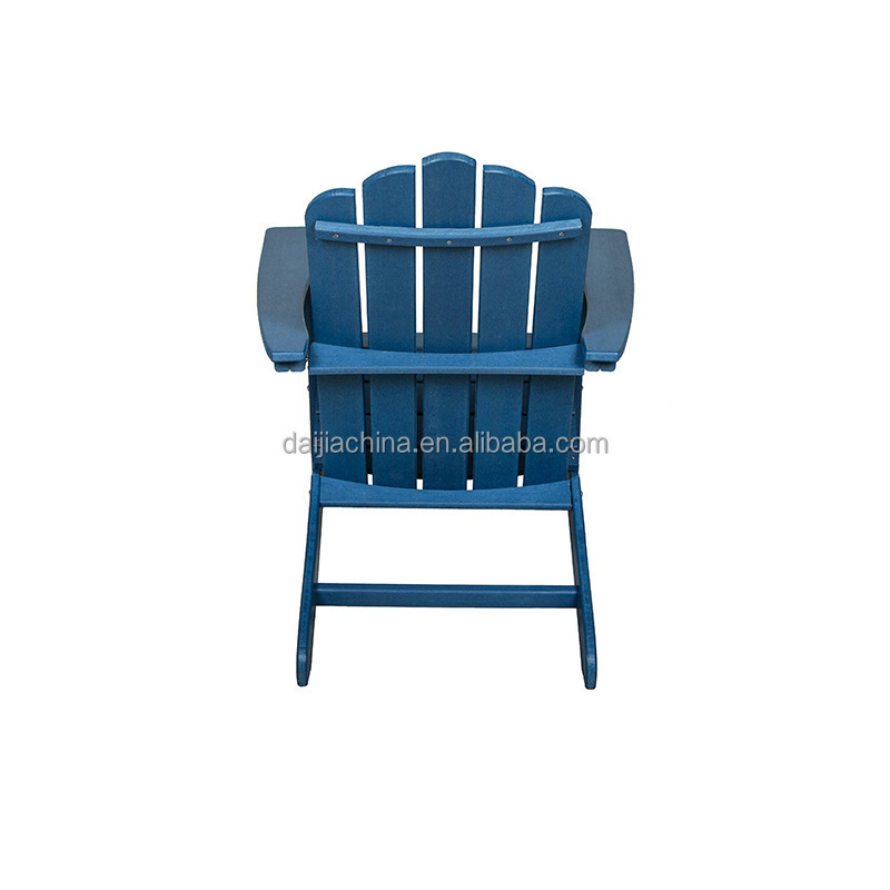 All-weather Recycled PE Adirondack Chair With Large Armrest