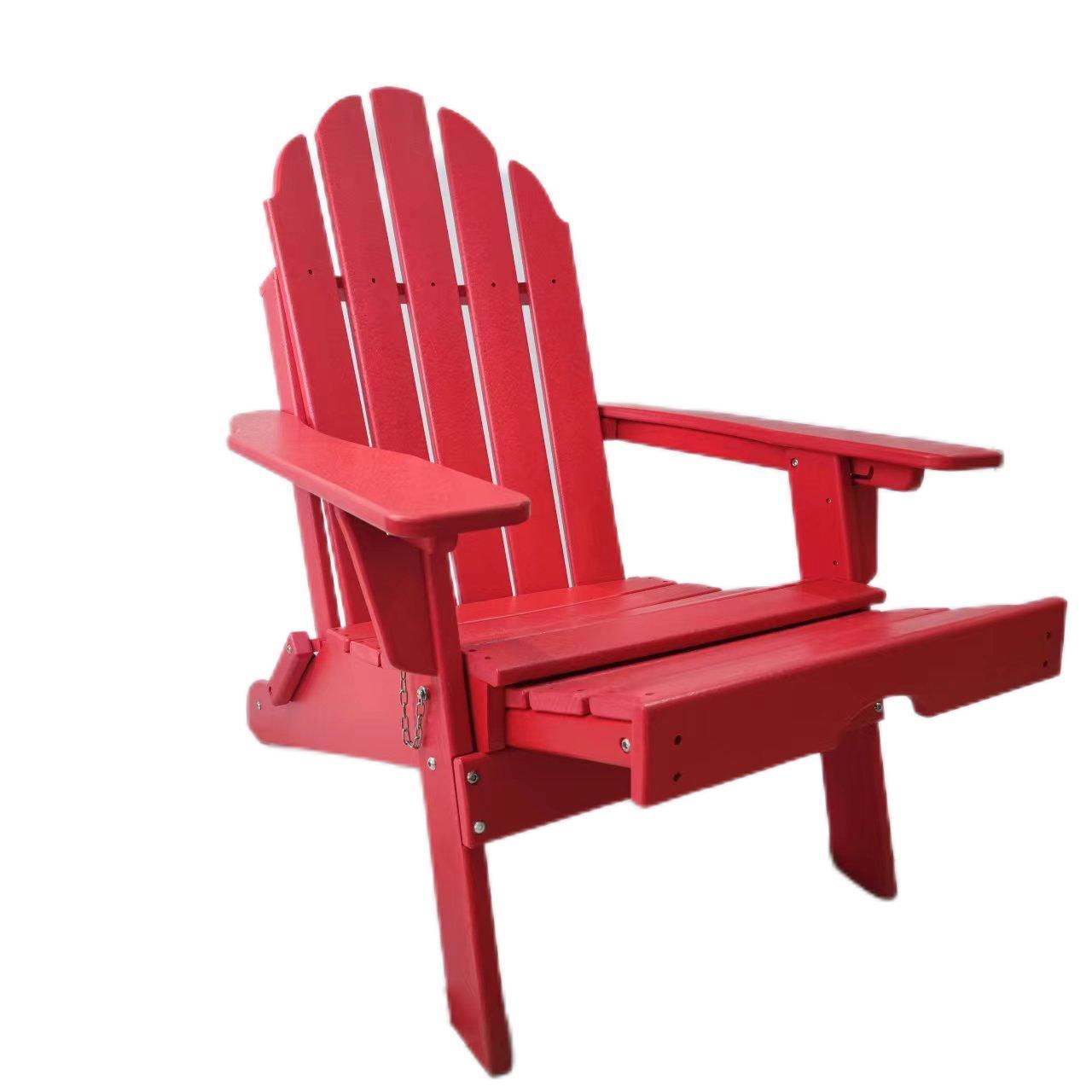 Plastic Weather Resistant Oversized Patio Chair Outdoor Folding Adirondack Chair