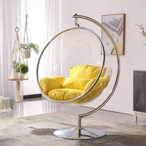 Daijia China acrylic bubble chair with indoor and outdoor hanging  swing balcony leisure chairs