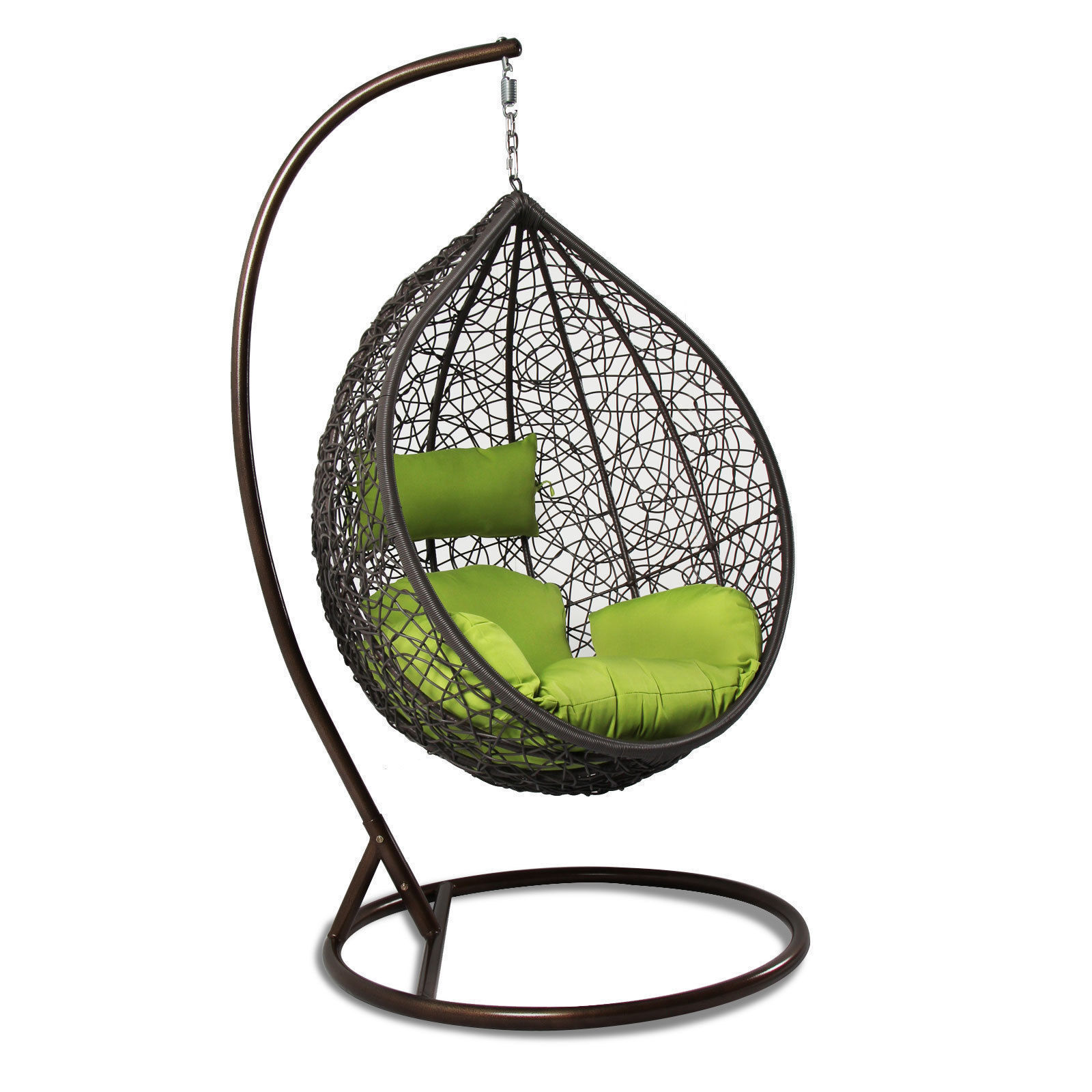 Daijia Hot Sale Water Drop Patio Classic Wicker Rattan Egg Hanging Swing Chair