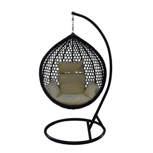 High Quality Outdoor furniture Rattan Wicker Bird Nest Hanging Swing egg chair