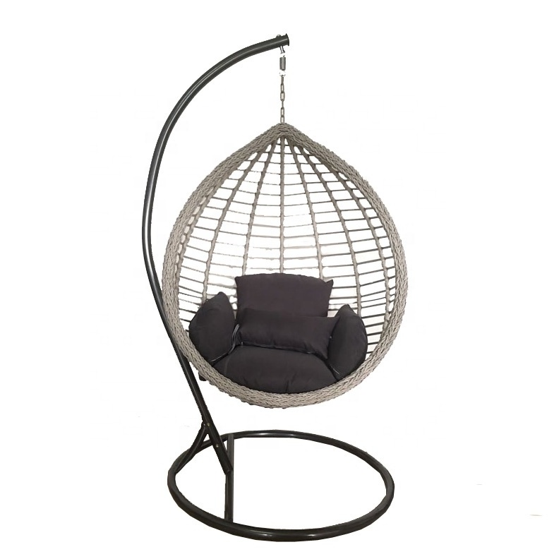 Stylish Adjustable Indoor outdoor Hanging Basket Swing chair Nest Rattan Swings