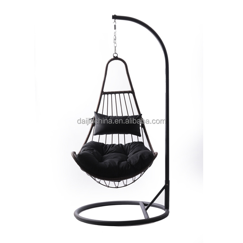 Outdoor Garden Furniture Patio Wicker Rattan Porch Hanging Basket Swing Chair