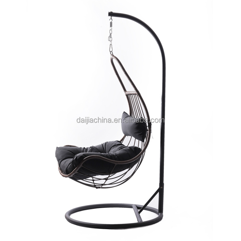 Outdoor Garden Furniture Patio Wicker Rattan Porch Hanging Basket Swing Chair