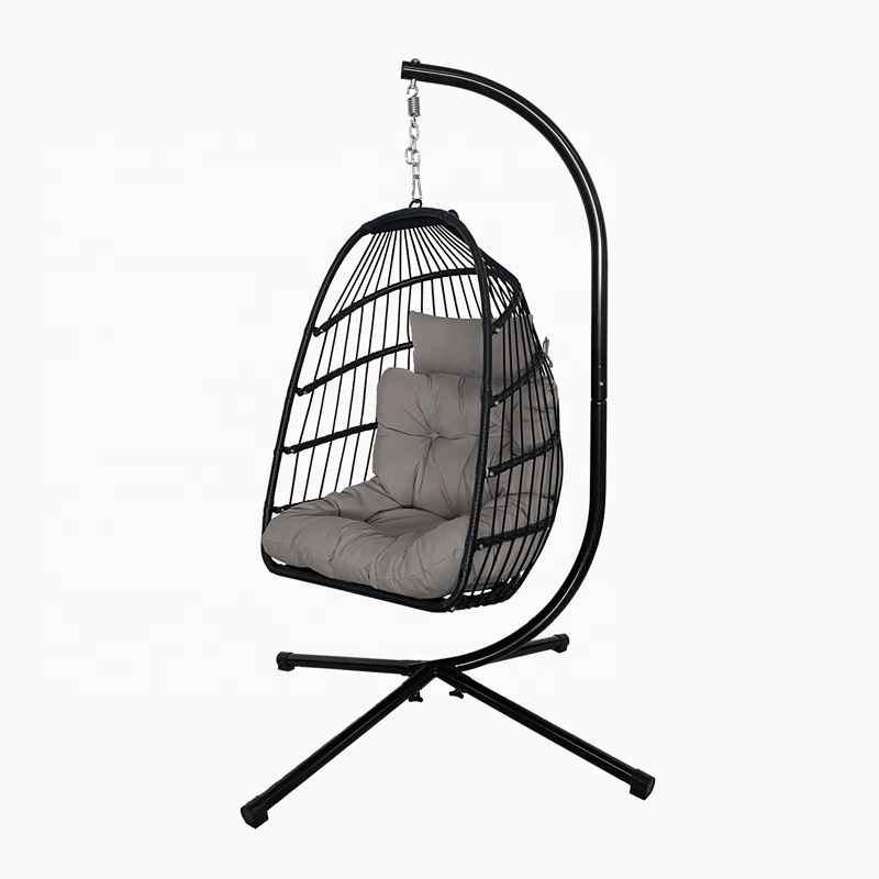 Daijia Fashion egg hanging chairs foldable KD zero gravity single folding  chair for leisure