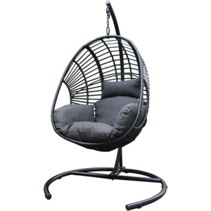 KD Structure Hanging Egg Chair Hot Selling Outdoor Rattan Swings Modern Single Wicker Patio Garden Furniture