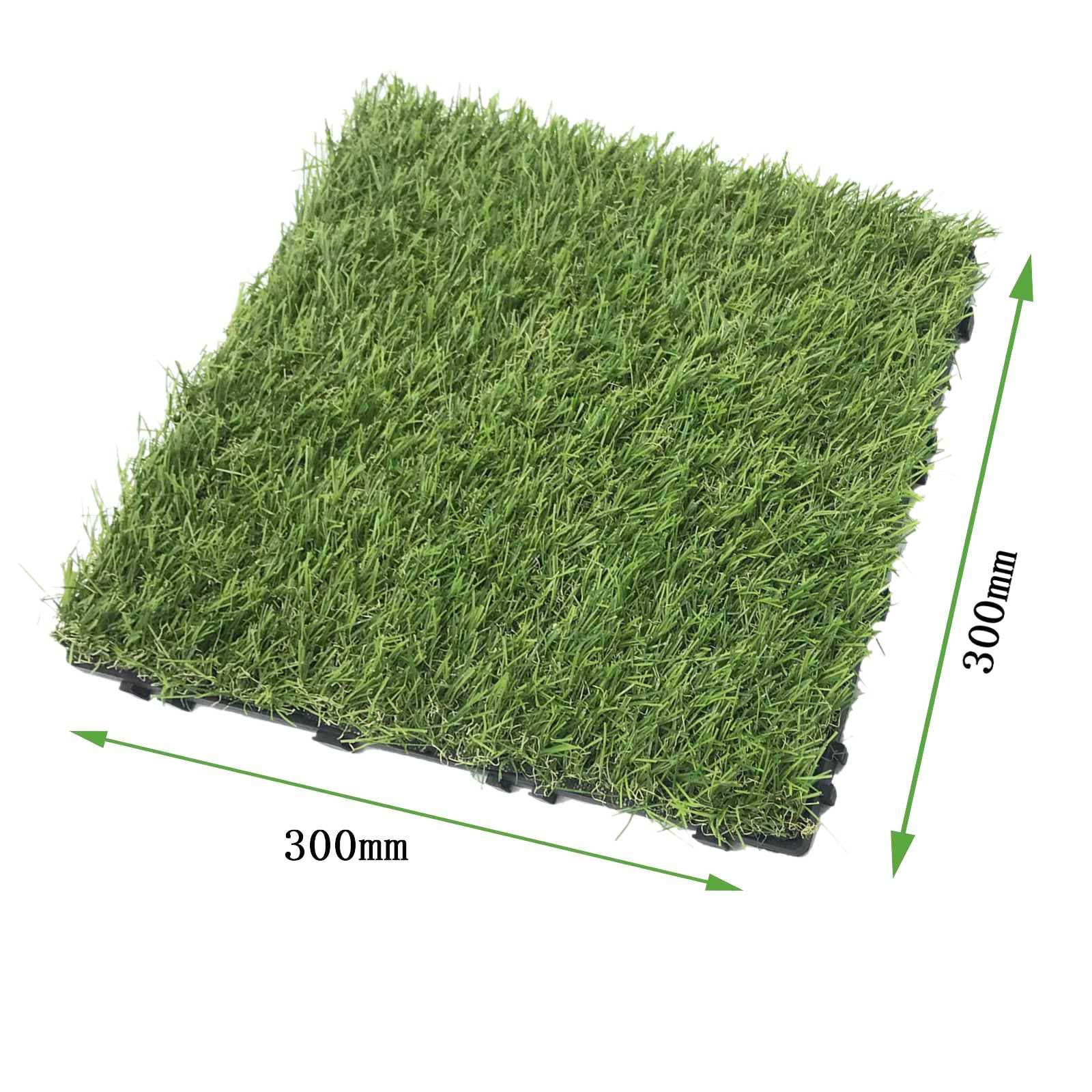 Cheap Price WPC outdoor Interlocking composite decking tiles Artificial Grass Deck Tiles