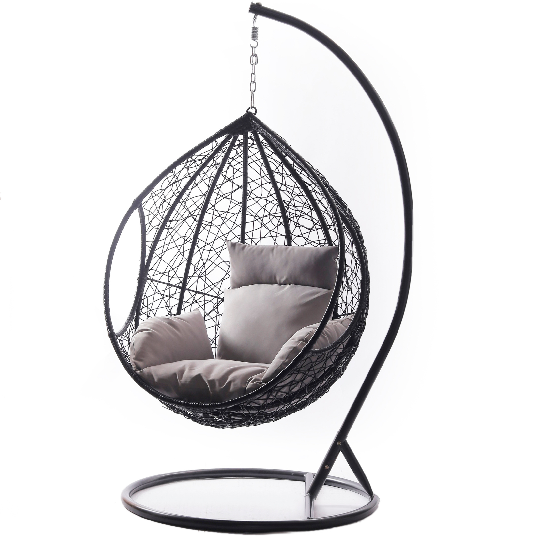 Modern Indoor Home Garden Swinging Seats Outdoor Wicker Hanging Swing Egg Chair