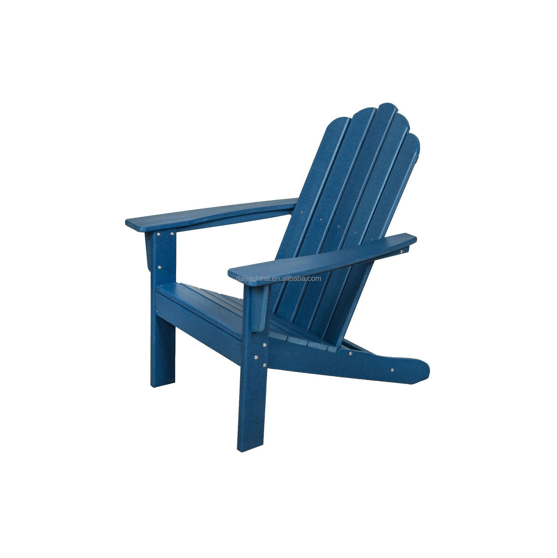 All-weather Recycled PE Adirondack Chair With Large Armrest