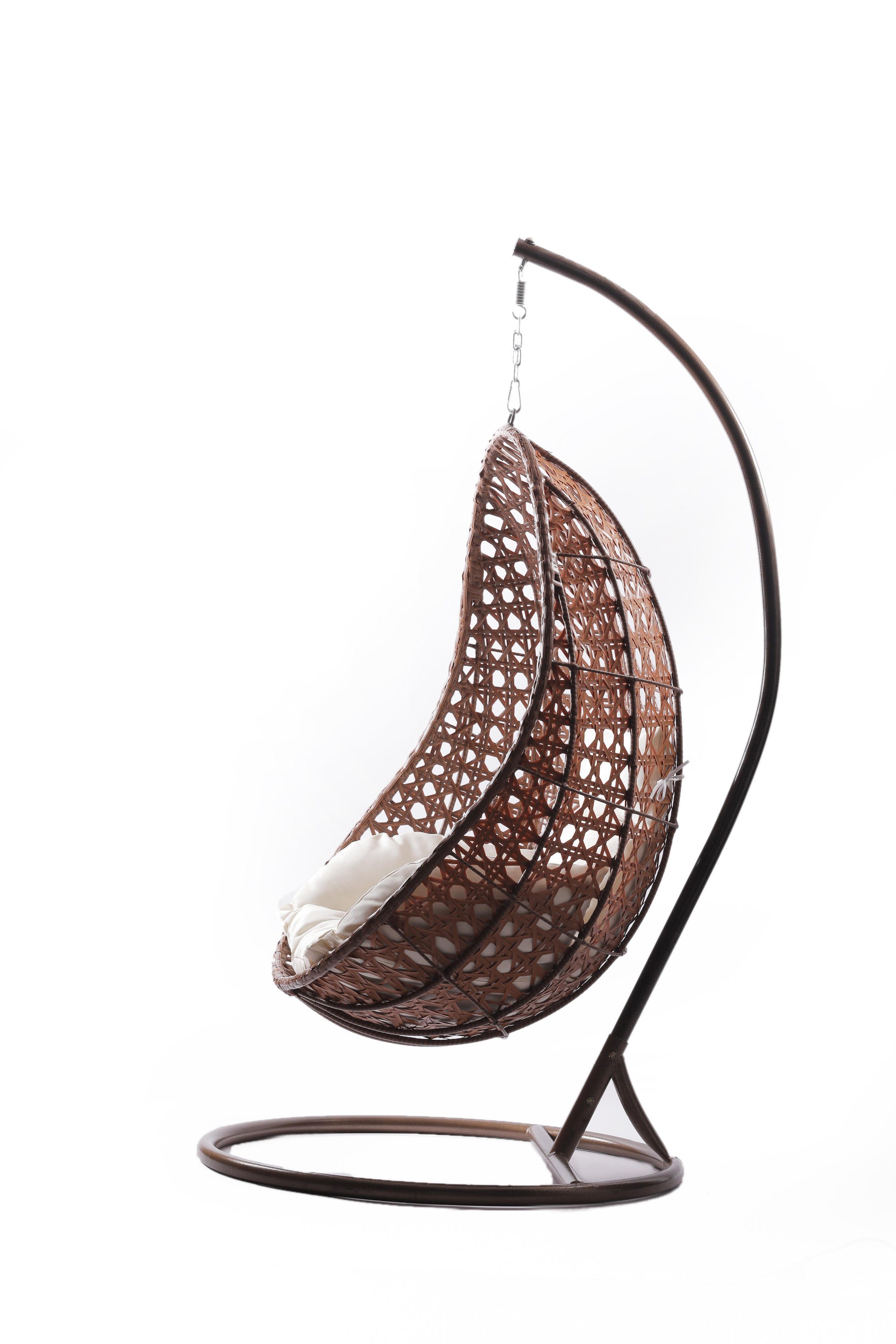 Daijia Garden Furniture Patio Cocoon Rocking Wicker Hanging Hammock Swing Chair