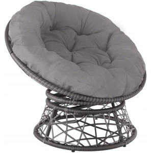 Super Comfortable Rattan Swivel Chair Rotated 360 Patio Seating Outdoor Egg chair Modern Leisure Furniture