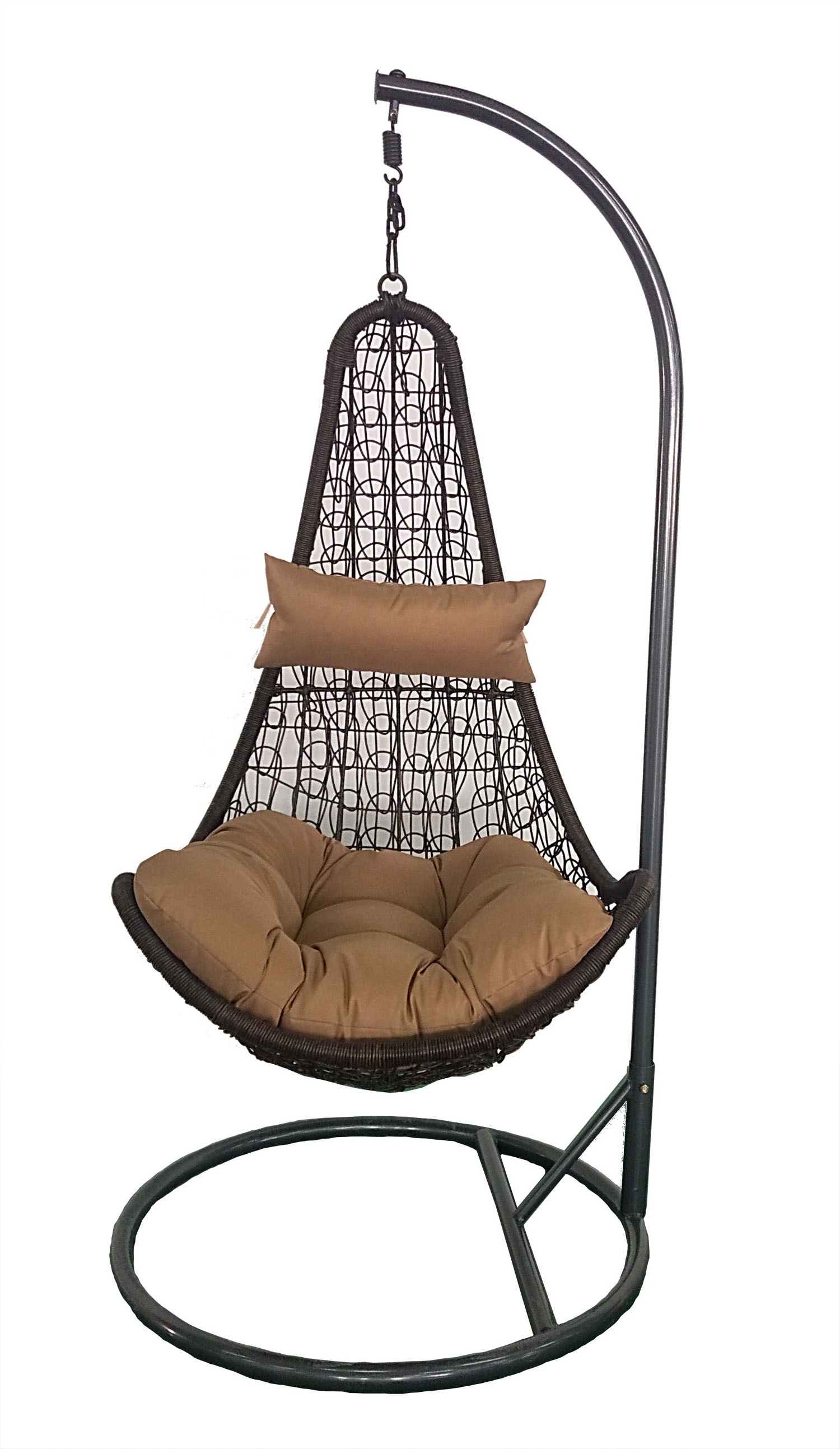 Patio Swing Chair egg Hammock Chair Hanging Folding Swing Chair rope