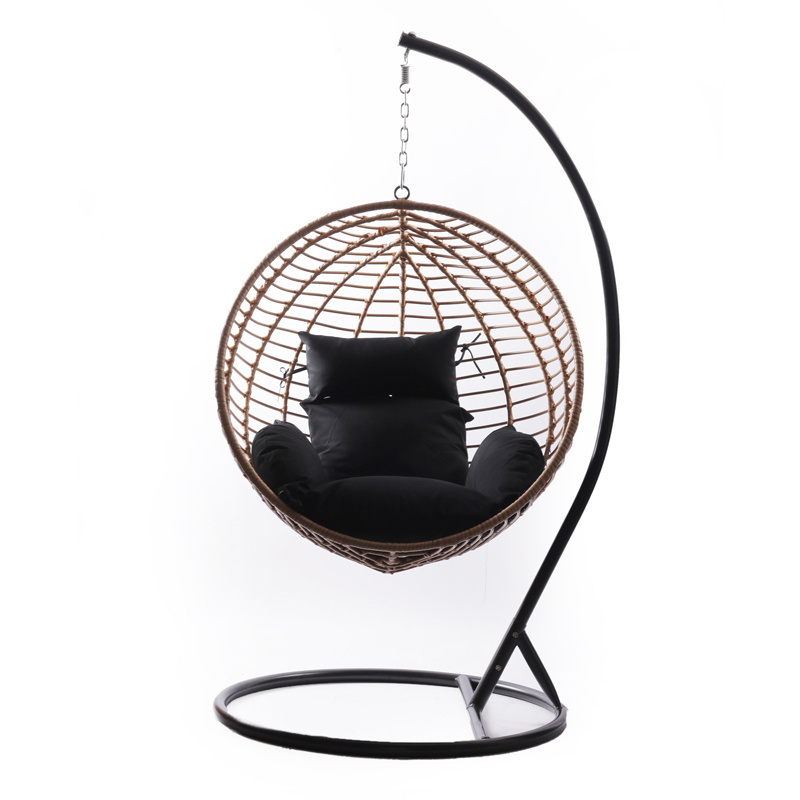 Modern hanging swing egg chair baby outdoor patio swing chair children park swing seat