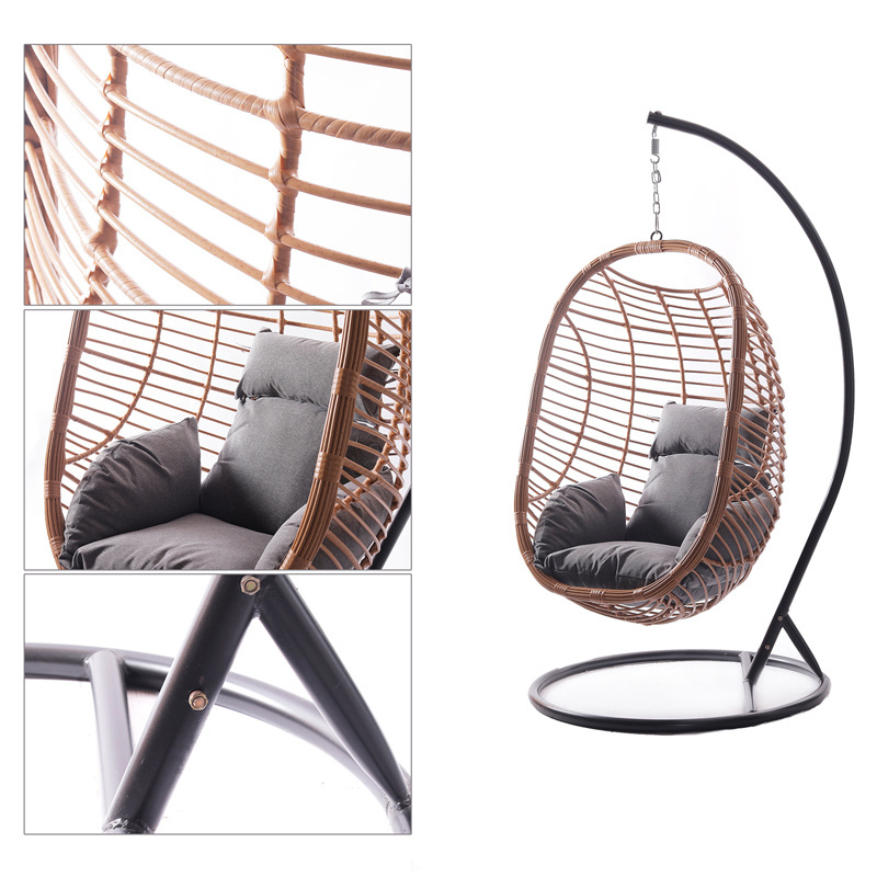 2022 NEW  egg hanging swing chair single living room rocking Leisure hanging swing chair