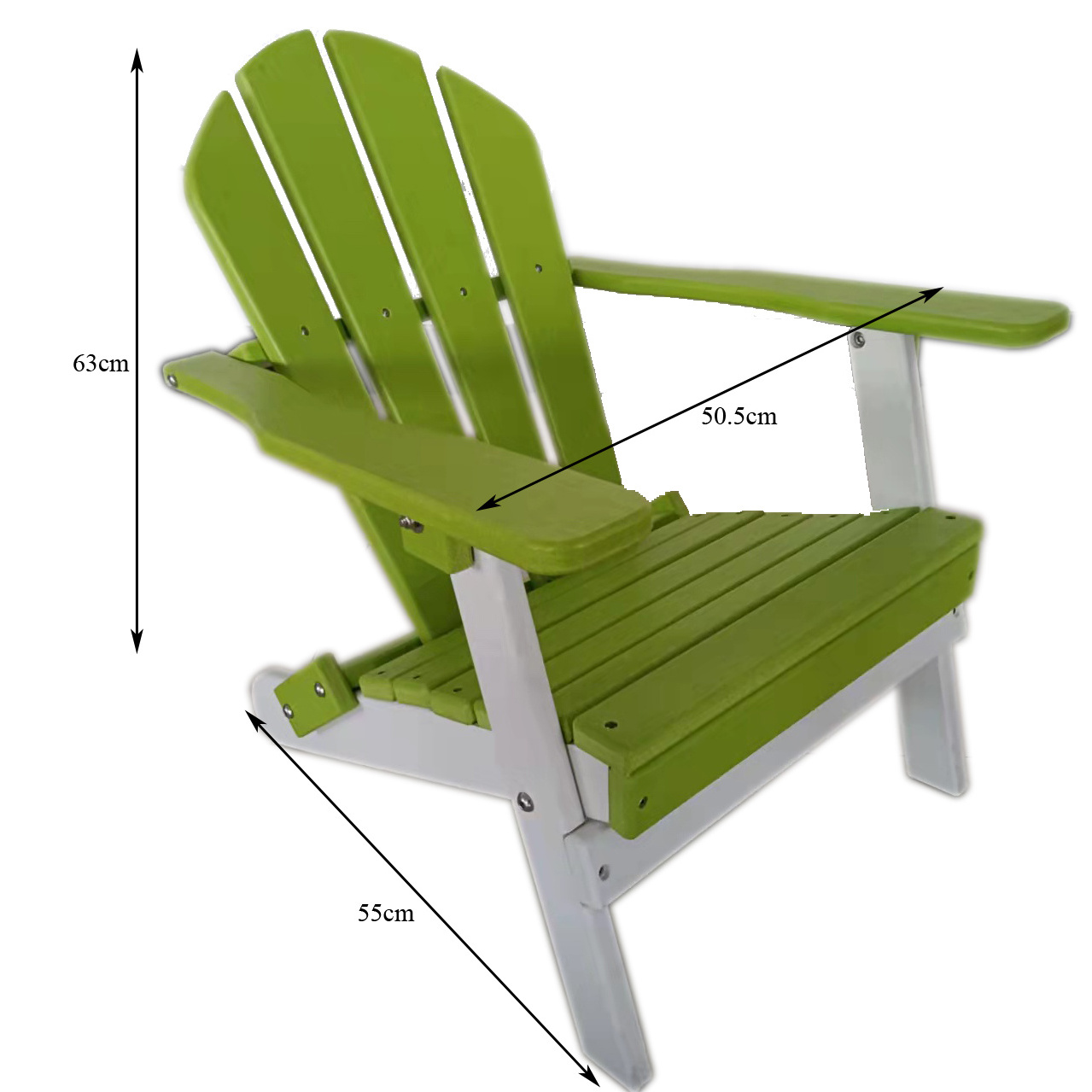 All-weather Environmental Protection Recycle Plastic Folding kid Adirondack chair