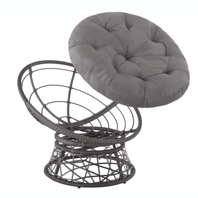 Super Comfortable Rattan Swivel Chair Rotated 360 Patio Seating Outdoor Egg chair Modern Leisure Furniture