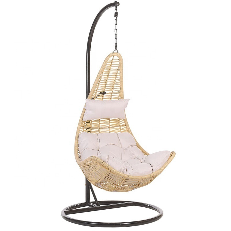 DAIJIACHINA Swing Egg Chair Outdoor Patio Seating Hanging Chairs for Balcony Indoor Comfort Garden Hammocks