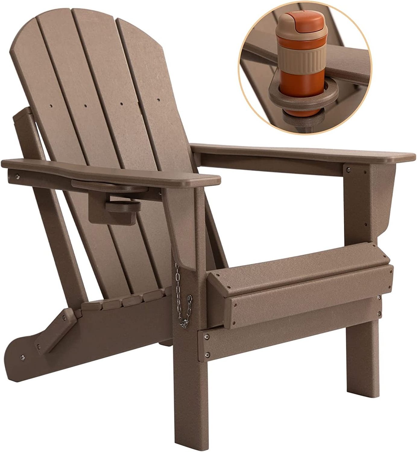 Adirondack Chair with Cup Holder